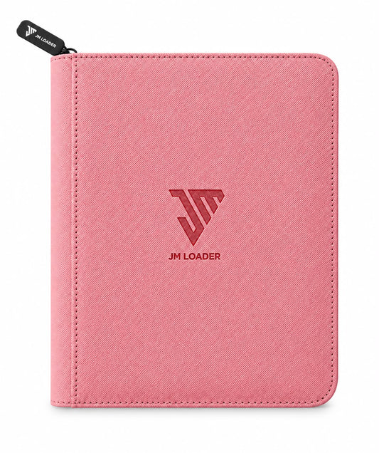 4-Pocket Toploader Binder Soft Pink